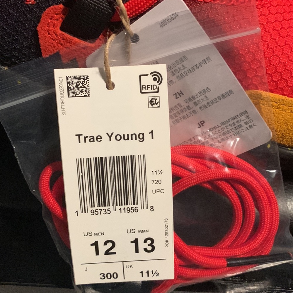Trae Young Adidas 1 GY3772 Basketball Shoes - Picture 10 of 11